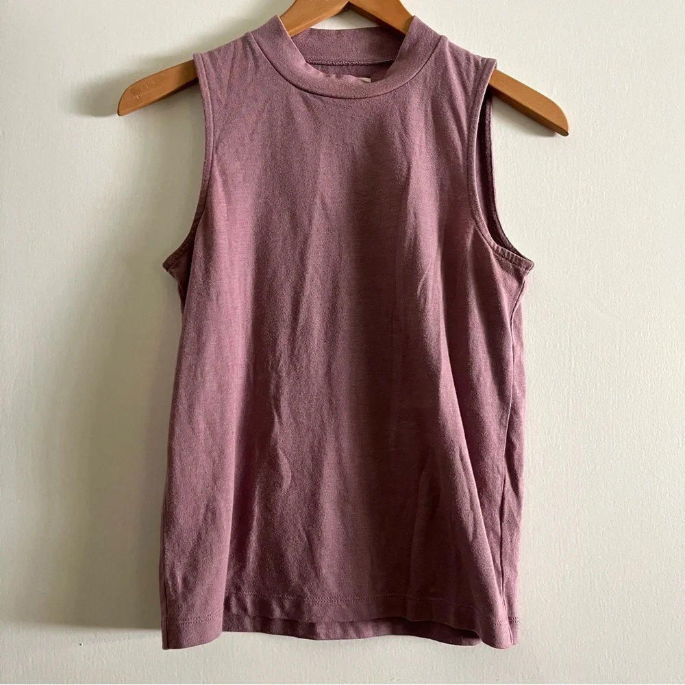 Madewell Tune Mockneck Tank Top - Picture 2 of 11
